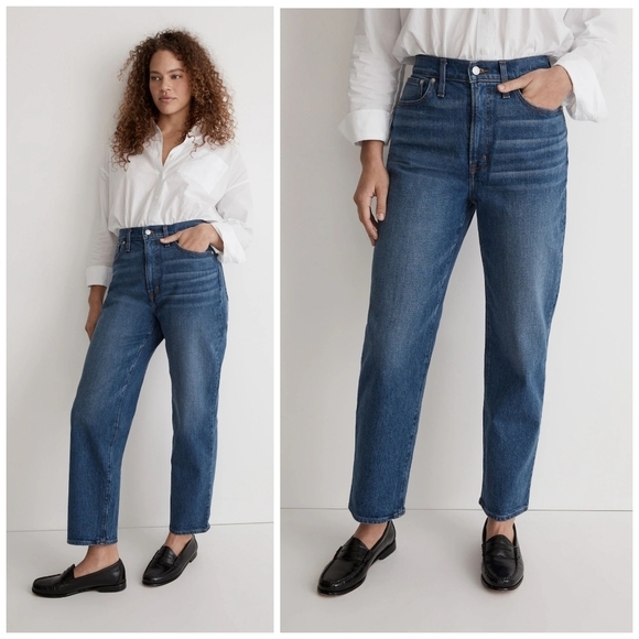 Madewell The Perfect Vintage Straight Jean in Mayfield Wash - Picture 1 of 6